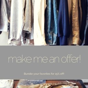 Make me some offers!